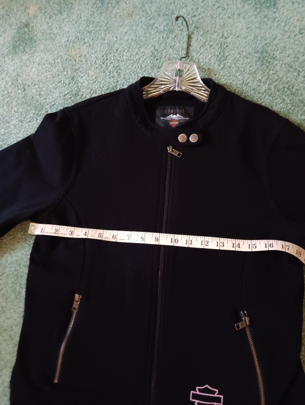 Geniune Harley Davison Ladies Black Motorclothes Jacket - Picture 9 of 13